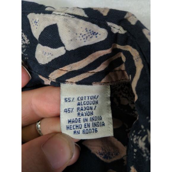 Robert Stock 90s Aztec Style Men's Button Up Shirt Size XL - Picture 10 of 13